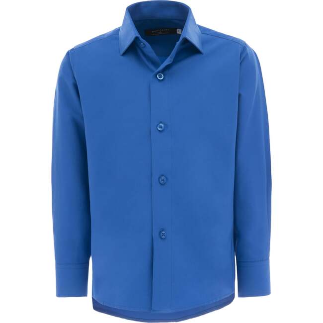 Solid Dress Shirt, Blue