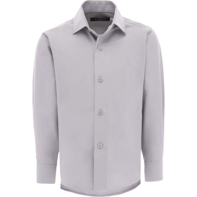 Solid Dress Shirt, Gray