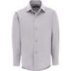 Solid Dress Shirt, Gray - Shirts - 1 - thumbnail