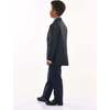 5pc Damasque Print Suit, Navy - Suits & Separates - 5
