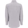 Solid Dress Shirt, Gray - Shirts - 4