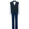 Benito Vest Outfit, Navy - Mixed Apparel Set - 1 - thumbnail