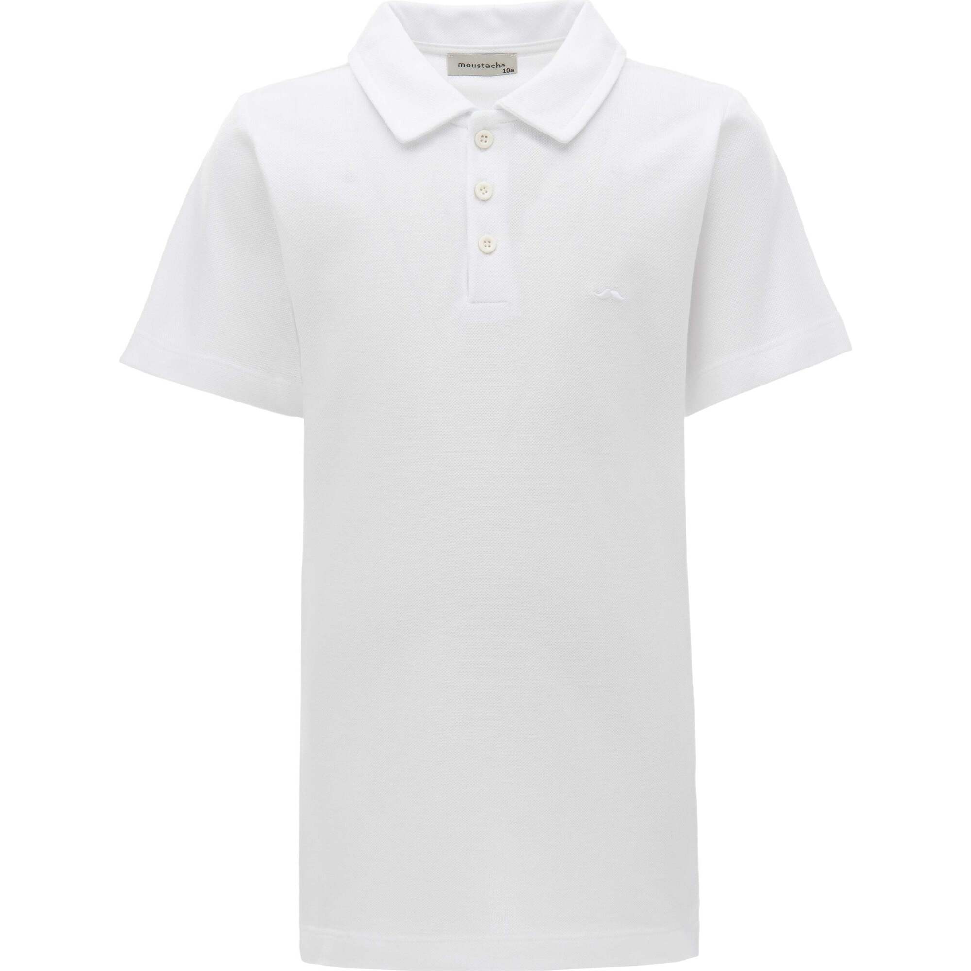 Solid Logo Polo, White - Polo Shirts - 1