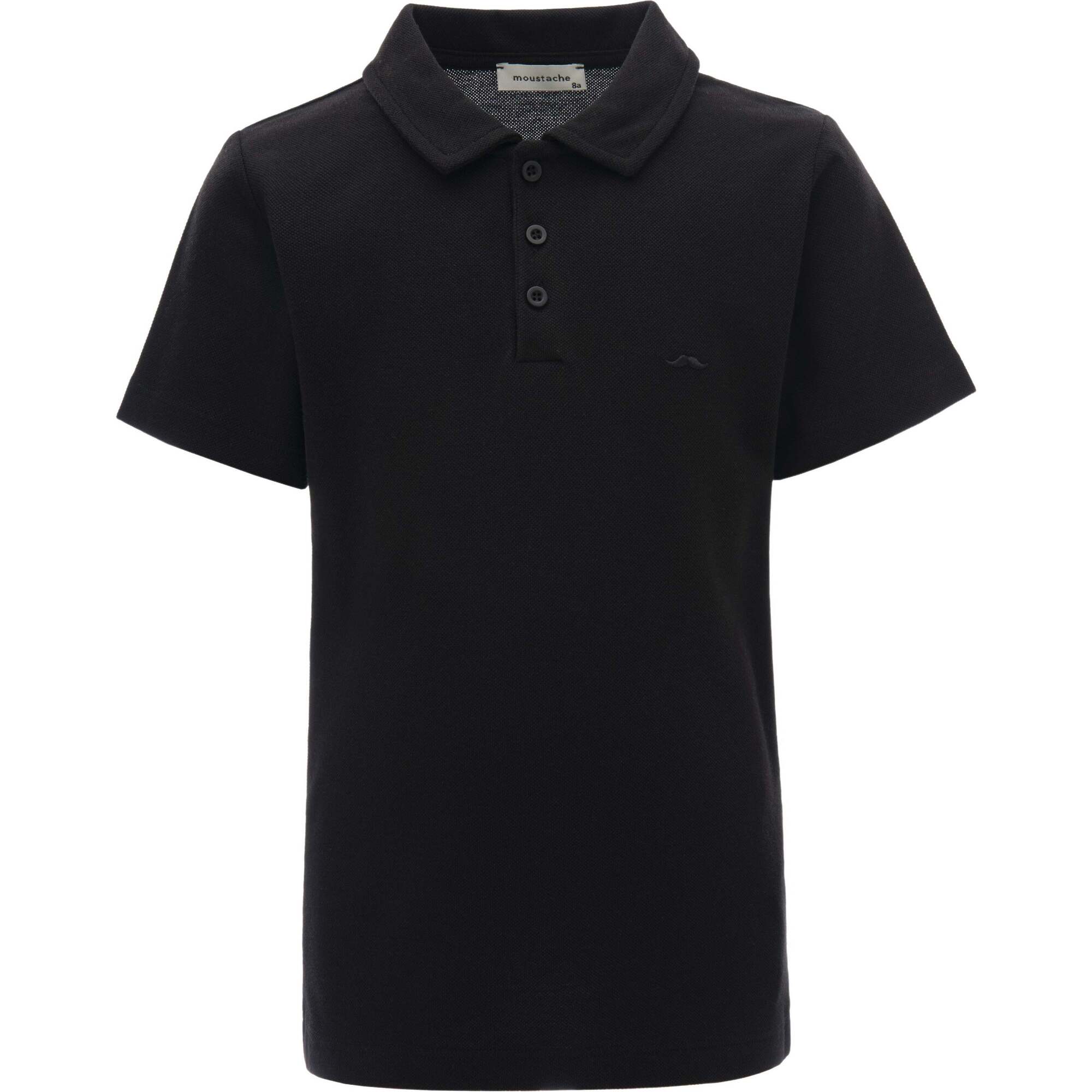Solid Logo Polo, Black - Polo Shirts - 1