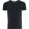 Solid Cotton T-Shirt, Black - T-Shirts - 1 - thumbnail