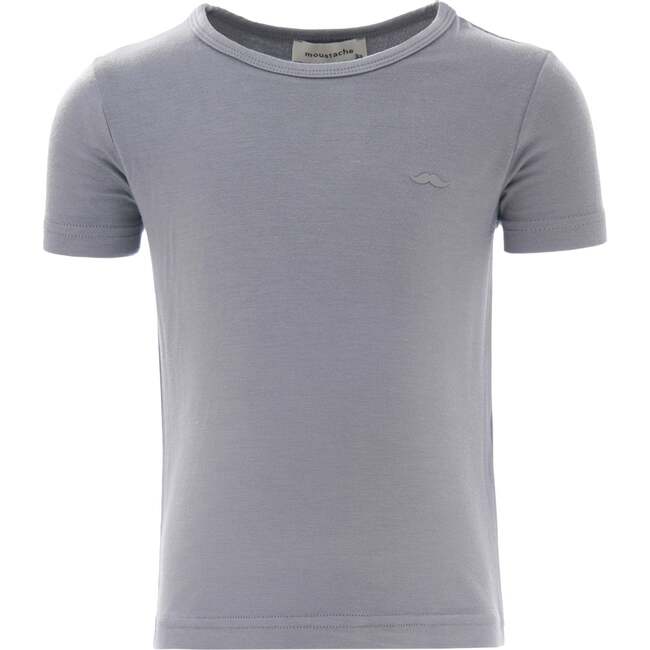 Solid Cotton T-Shirt, Grey