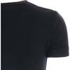 Solid Cotton T-Shirt, Black - T-Shirts - 4