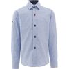 Pineapple Dress Shirt, Blue - Shirts - 1 - thumbnail