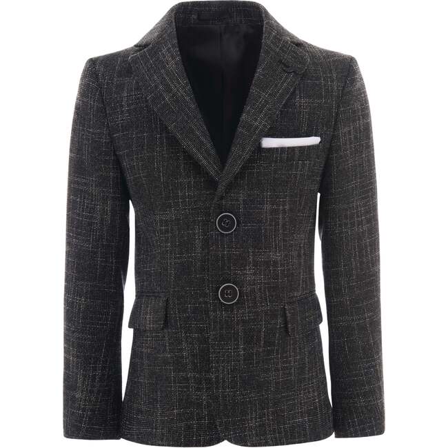 Smoky Peak Lapel Blazer, Grey