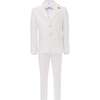 Peak Lapel Tuxedo, Cream - Suits & Separates - 1 - thumbnail