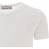 Solid Cotton T-Shirt, Off White - T-Shirts - 3