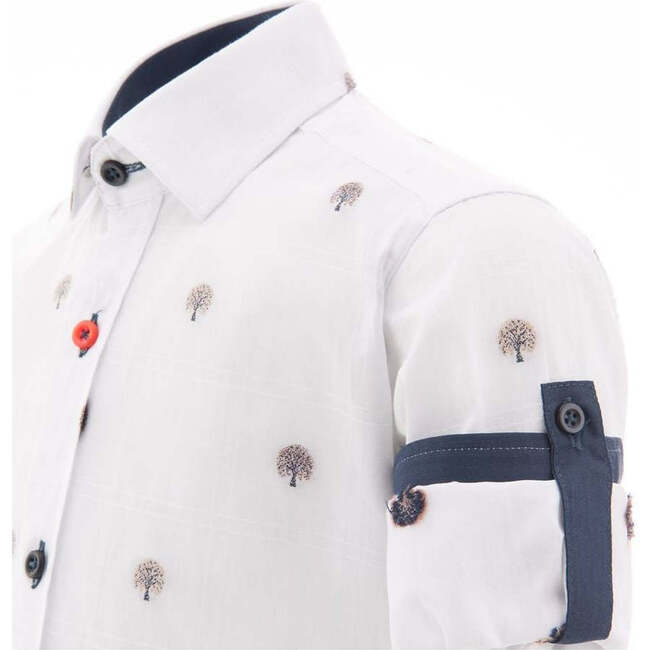 Maple Dress Shirt, White - Shirts - 3