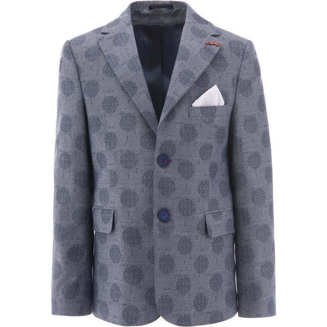 Dotted Blazer, Navy