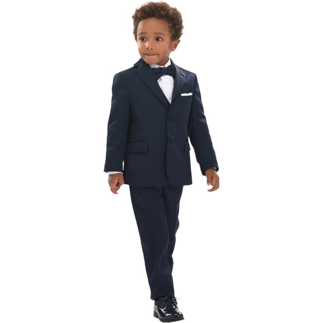 Peak Lapel Tuxedo, Navy - Suits & Separates - 2