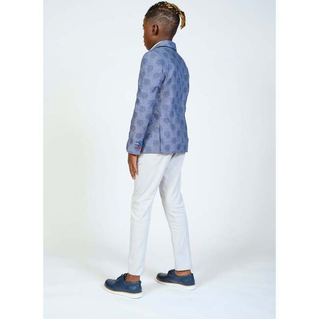 Dotted Blazer, Navy - Suits & Separates - 2
