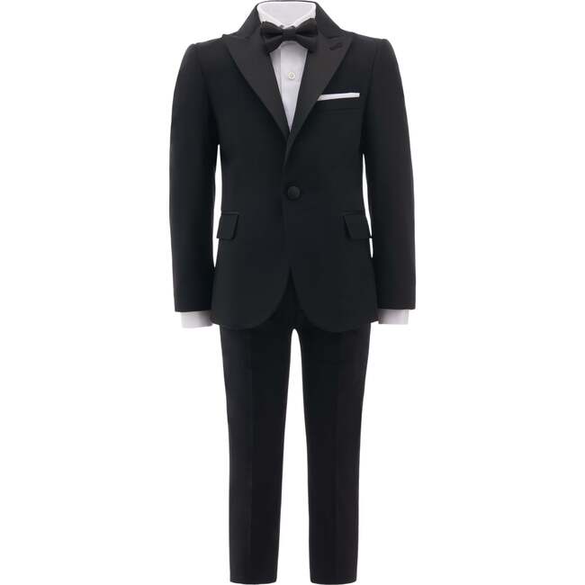 Peak Lapel Suit, Black