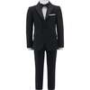 Peak Lapel Suit, Black - Suits & Separates - 1 - thumbnail