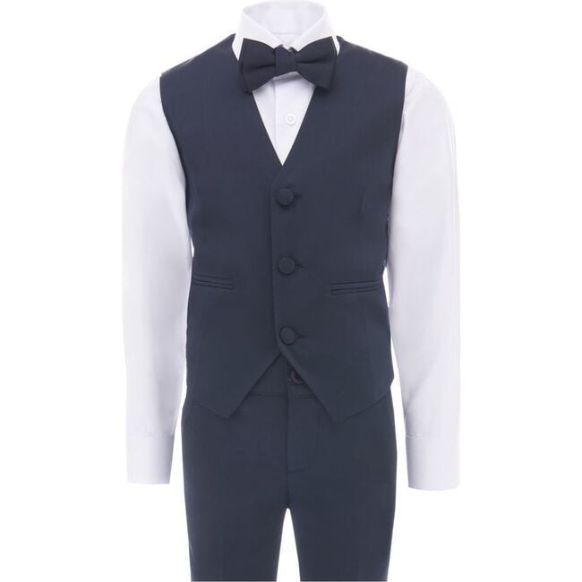 Peak Lapel Tuxedo, Navy - Suits & Separates - 4