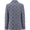Dotted Blazer, Navy - Suits & Separates - 4