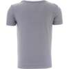 Solid Cotton T-Shirt, Grey - T-Shirts - 3