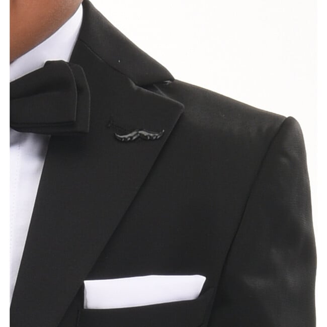 Peak Lapel Tuxedo, Black - Suits & Separates - 4