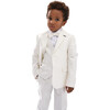Peak Lapel Tuxedo, Cream - Suits & Separates - 2