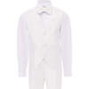 Peak Lapel Tuxedo, Cream - Suits & Separates - 4