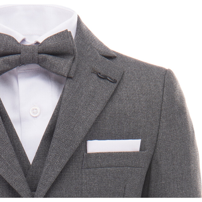 Peak Lapel Tuxedo, Grey - Suits & Separates - 4