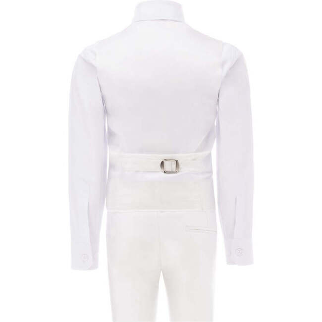 Peak Lapel Tuxedo, Cream - Suits & Separates - 5