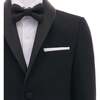 Shawl Lapel Suit, Black - Suits & Separates - 3