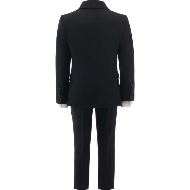 Peak Lapel Suit, Black - Suits & Separates - 4