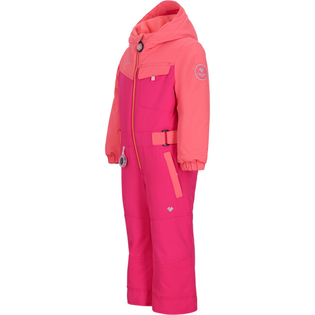 Quinn I-Grow™ Adjustable Waist Hooded One-Piece, Pink Supreme