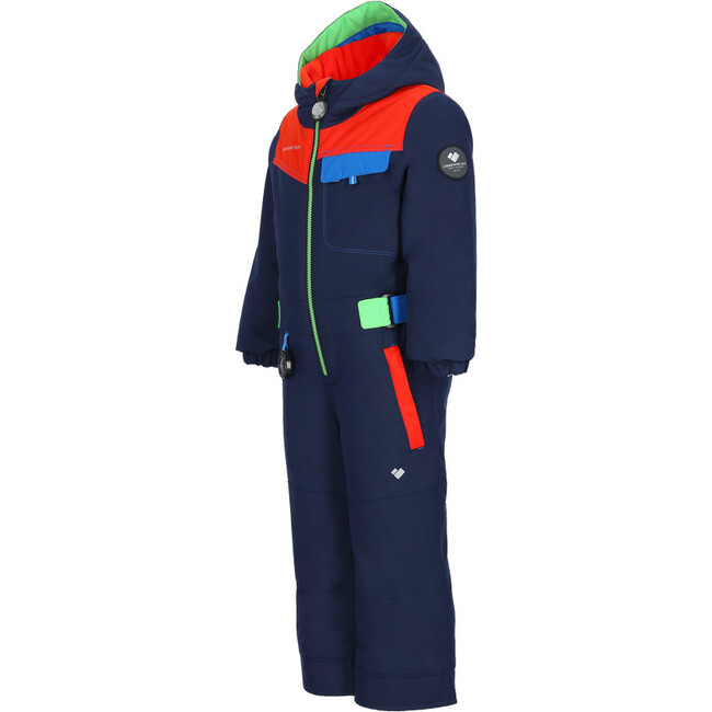 Quinn I-Grow™ Adjustable Waist Hooded One-Piece, Midnight Navy