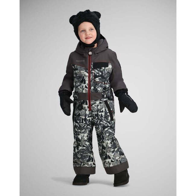 Quinn I-Grow™ Adjustable Waist Hooded One-Piece, High Alpine - Snowsuits - 2