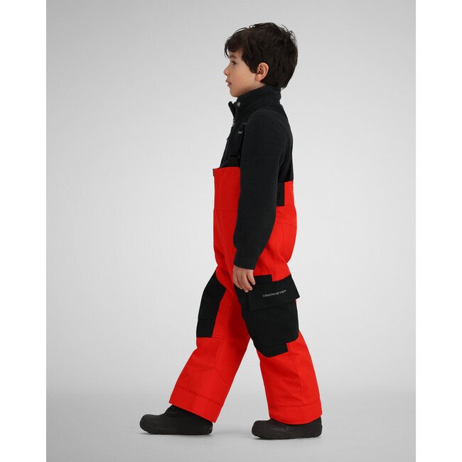 Volt I-Grow™ Waterproof Cut Leg Guards Narrow Suspender Pant, Red - Snow Pants - 3