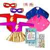 Ultimate Superhero Costume Gift Set, Red Pink - Costumes - 1 - thumbnail