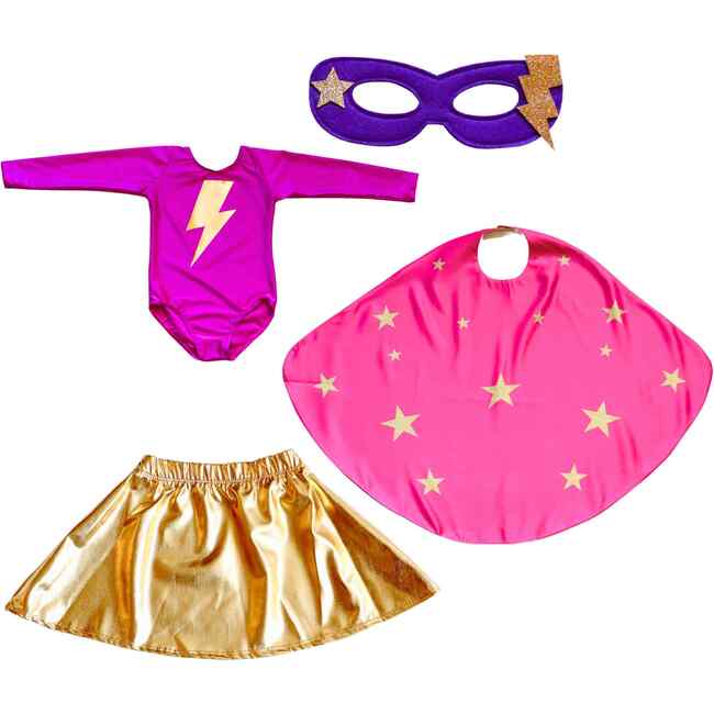 Ultimate Superhero Costume Gift Set, Red Pink - Costumes - 5