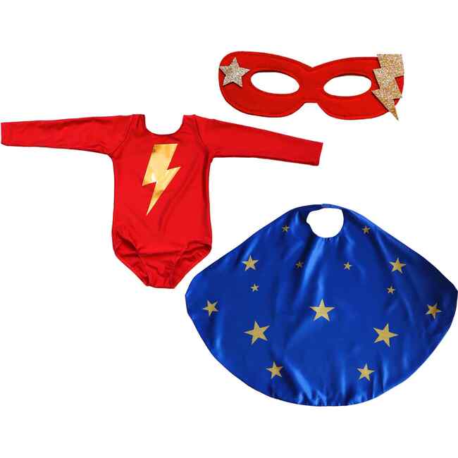 Ultimate Superhero Costume Gift Set, Red Pink - Costumes - 6