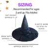 Witch Hat and Wand Set, Black Gold - Costumes - 5