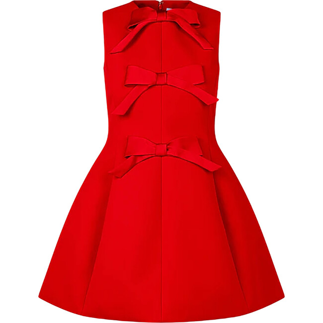 Women's Blythe Bows A-Line Micro Mini Skirt Dress, Red & Red Bows