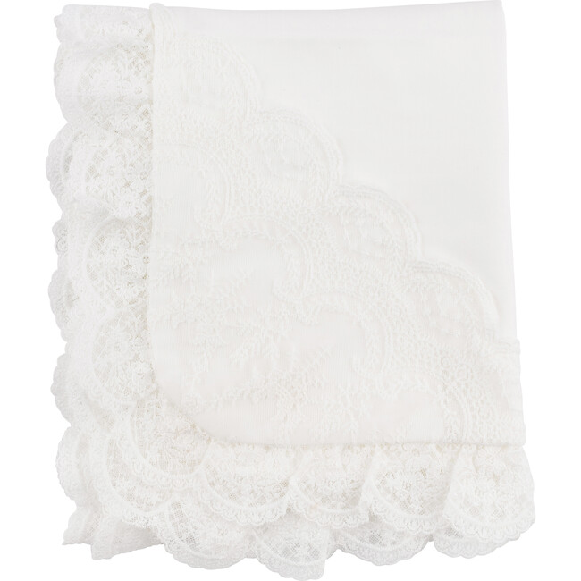 Lace Blanket, Cream