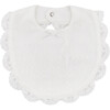 Lace Bib, Cream - Bibs - 1 - thumbnail