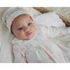 Floral Footed Coverall & Hat Set, Cream - Footie Pajamas - 3