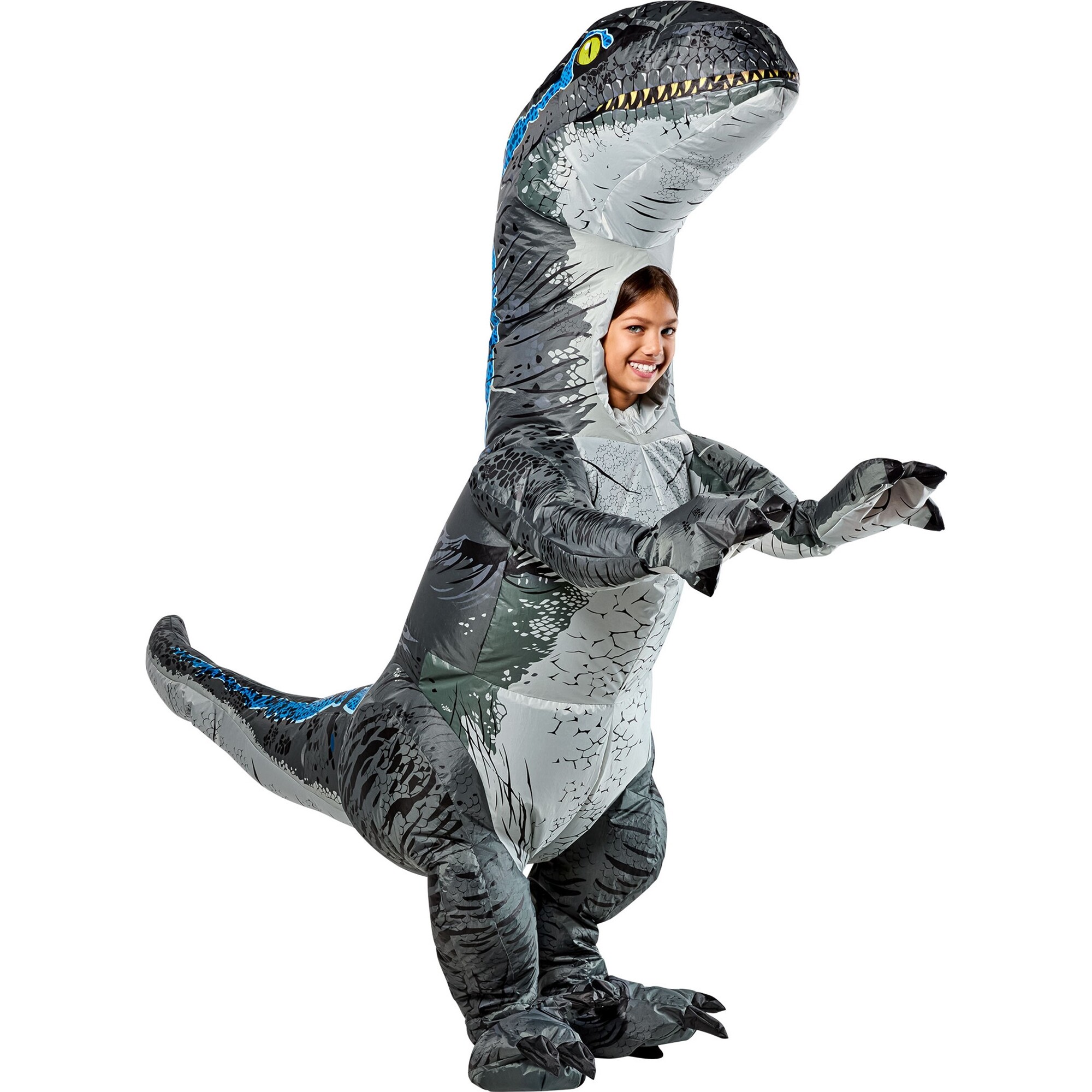 Jurassic World Blue Inflatable Kids Costume 1001079 - Costumes - 1