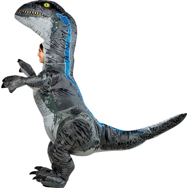 Jurassic World Blue Inflatable Kids Costume 1001079 - Costumes - 3