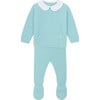 Sage Green Palmira Cashmere Baby Set - Onesies - 1 - thumbnail