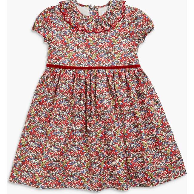 Raisin Scalloped Dress Multico Floral