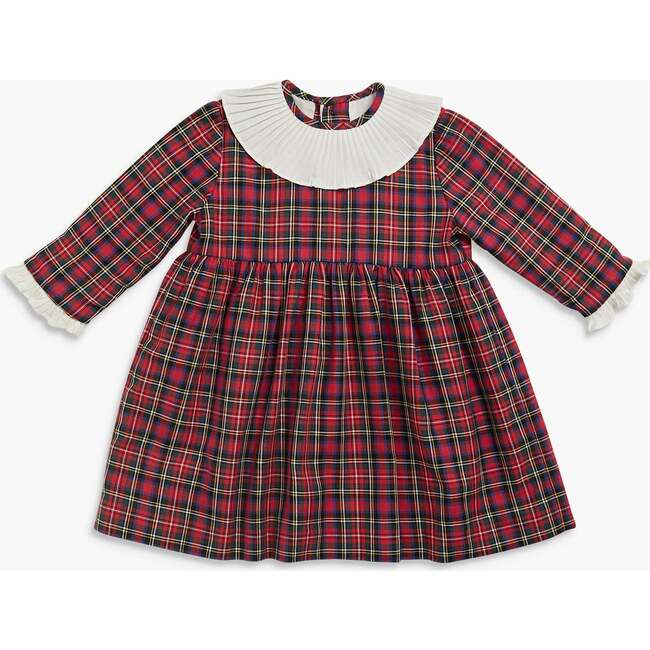 Pompadour Dress Red Tartan - Dresses - 1