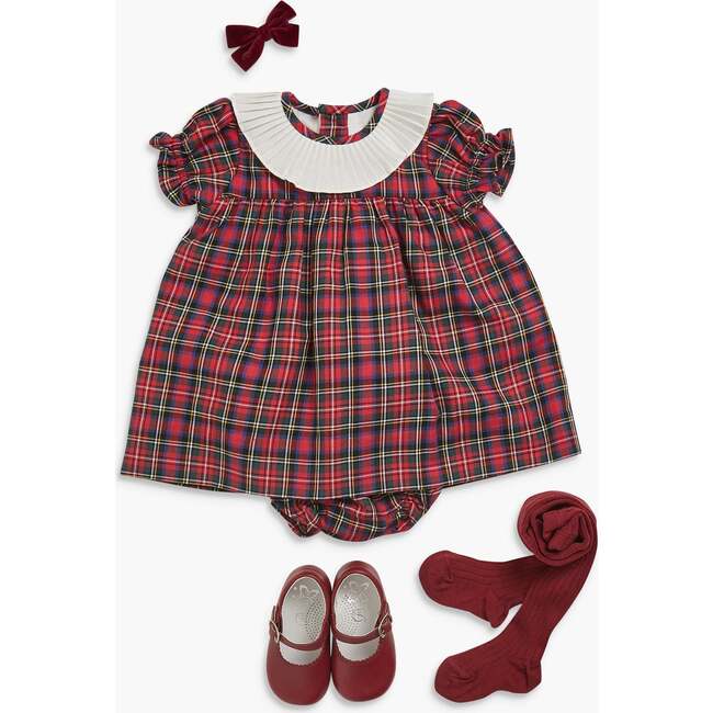 Pompabi Set Red Tartan - Dresses - 2