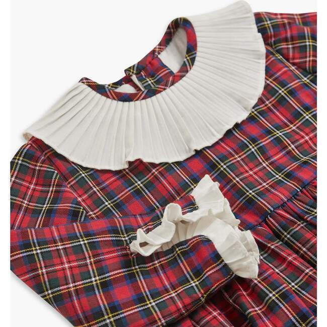 Pompadour Dress Red Tartan - Dresses - 3